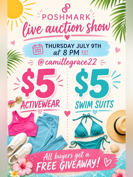 Levi's Other - Live Show - Activewear & Swim Unlisted Items - Auction - July 9th 8PM EST